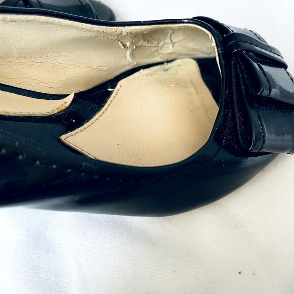 Naturalizer 7M  wedge 2.5" black back strap - Picture 4 of 10